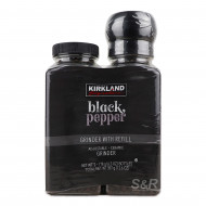 Kirkland Signature Black Pepper Grinder with Refill 357g 
